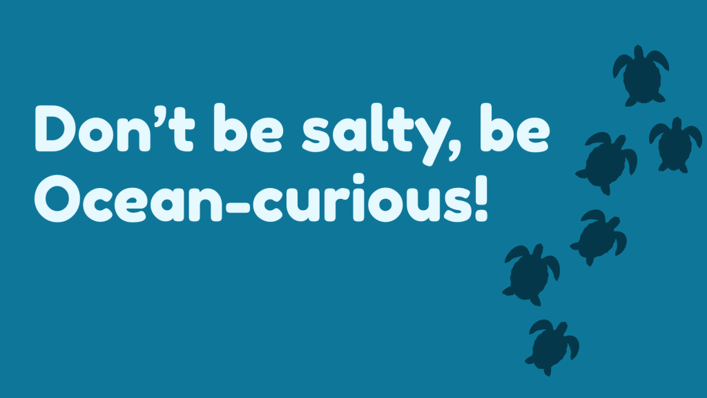 Don’t be salty, be Ocean-curious!